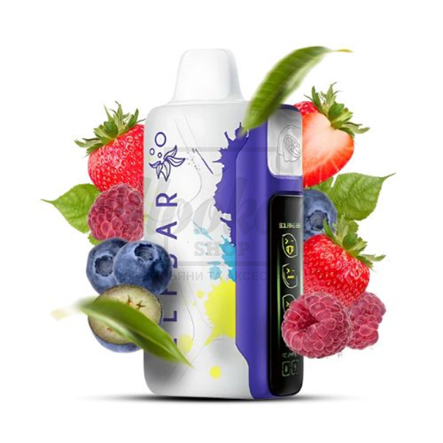 Електронна сигарета Elf Bar Sour King 30000 Triple Berry (потрійні ягоди)