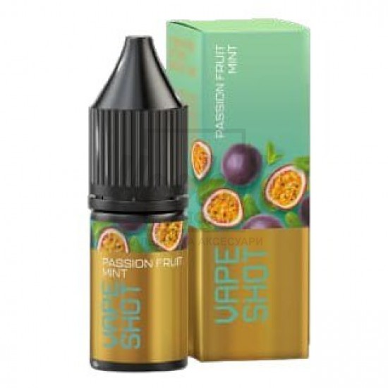 Рідина Vape Shot Passion Fluit Mint (Маракуя М'ята) 10мл 5%