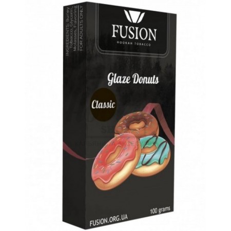 Тютюн Fusion Classic Glaze Donuts (Пінчики в Глазурі) 100 гр Тютюн Fusion Classic Glaze Donuts (Пінчики в Глазурі) 100 гр