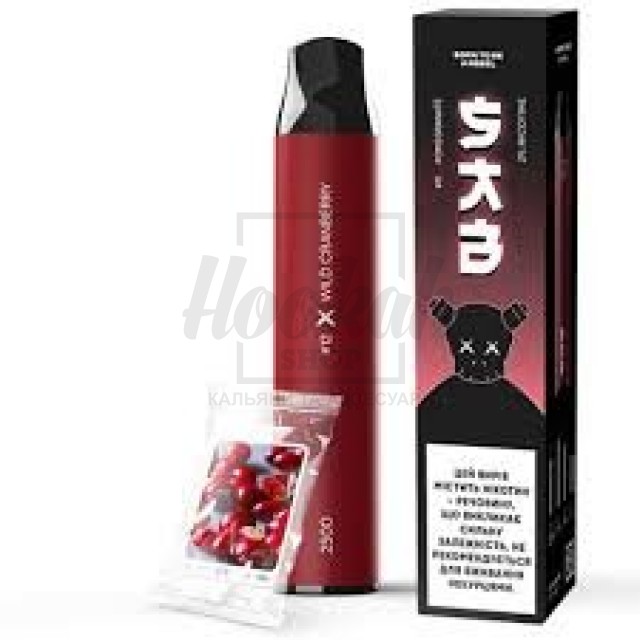 Електронна сигарета SAB 2500 №12 Wild Cranberry (дика журавлина)