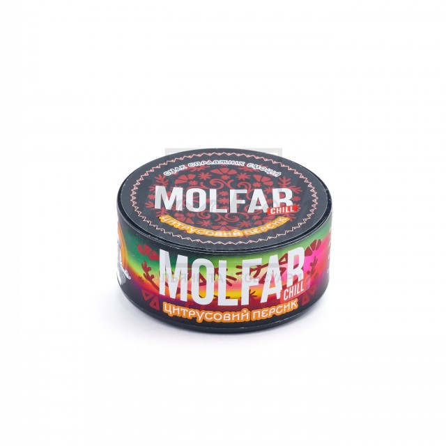 Табак Molfar Chill Line Цитрусовий Персик (Апельсин Персик Бергамот Специи) 100 гр Табак Molfar Chill Line Цитрусовий Персик (Апельсин Персик Бергамот Специи) 100 гр