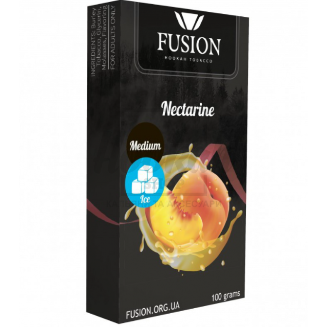Тютюн Fusion Medium Ice Nectarine (Лід Нектарин) 100 гр Тютюн Fusion Medium Ice Nectarine (Лід Нектарин) 100 гр