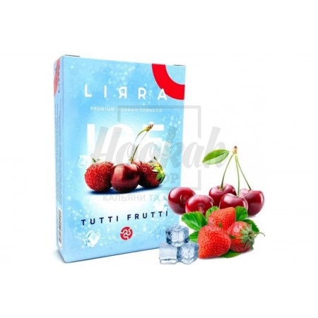 Тютюн Lirra Ice Tutti Frutti (Туті Фруті Лід) 50гр Тютюн Lirra Ice Tutti Frutti (Туті Фруті Лід) 50гр