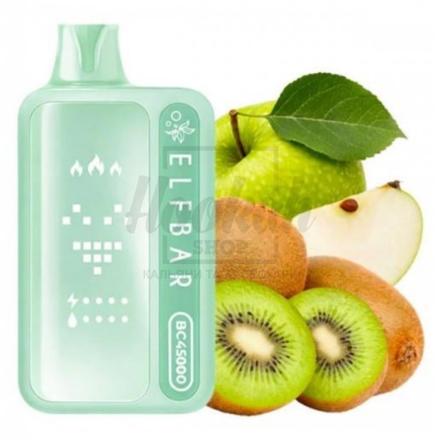 Електронна сигарета Elf Bar BC45000 Sour Apple Kiwi (Кисло Яблуко Ківі)