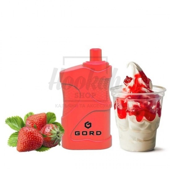 Електронна сигарета Gord G-05 4000 Strawberry Sundae (Полуничне Морозиво) Електронна сигарета Gord G-05 4000 Strawberry Sundae (Полуничне Морозиво)