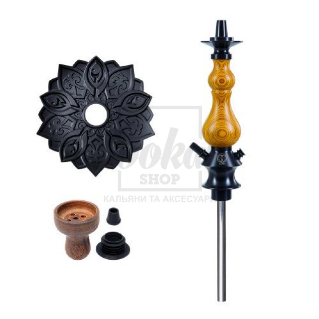 Шахта для кальяну Karma 0.1 YELLOW жовта + блюдце Шахта для кальяну Karma 0.1 YELLOW жовта + блюдце