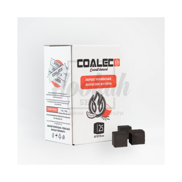 Вугілля кокосове Coaleco (КоалЕко) 72 кубики 1 кг
