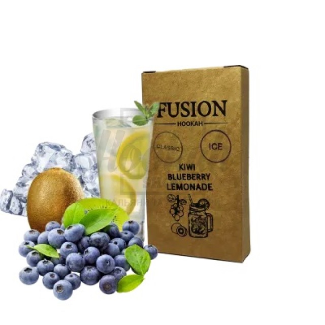 Тютюн Fusion Classic Ice Lemon Kiwi Blueberry (Льод Лимон Ківі Голубика) 100 гр Тютюн Fusion Classic Ice Lemon Kiwi Blueberry (Льод Лимон Ківі Голубика) 100 гр