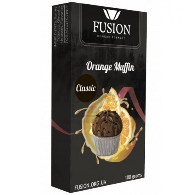 Тютюн Fusion Classic Orange Muffin (Апельсиновий Мафін) 100 гр Тютюн Fusion Classic Orange Muffin (Апельсиновий Мафін) 100 гр