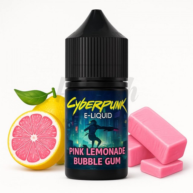 Рідина Cyberpunk 5% 30мл Pink Lemonade Bubble Gum (рожевий лимонад жуйка) Рідина Cyberpunk 5% 30мл Pink Lemonade Bubble Gum (рожевий лимонад жуйка)