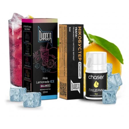 Рідина Набір Chaser Black Pink Lemonade Ice (Рожевий Лимонад Лід) 30мл 5% Рідина Набір Chaser Black Pink Lemonade Ice (Рожевий Лимонад Лід) 30мл 5%