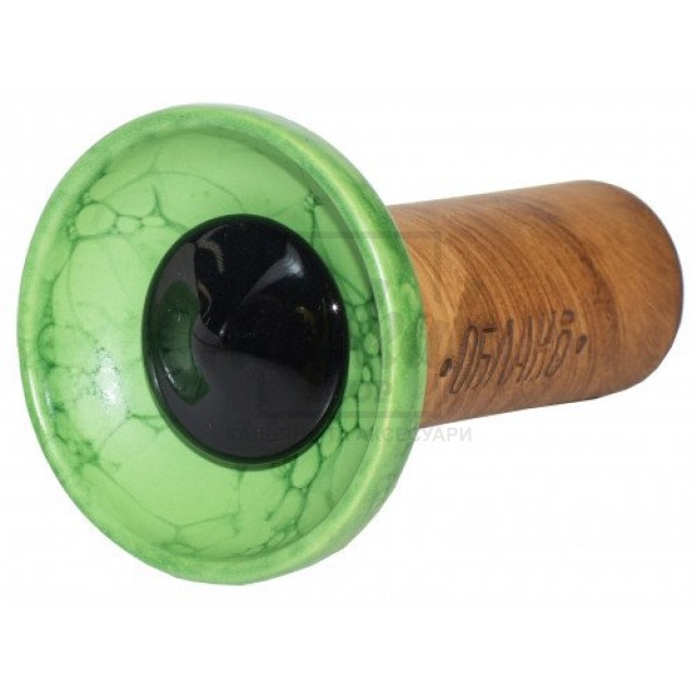 Чаша Облако Flow Black on Light Green-green Marble Чаша Облако Flow Black on Light Green-green Marble