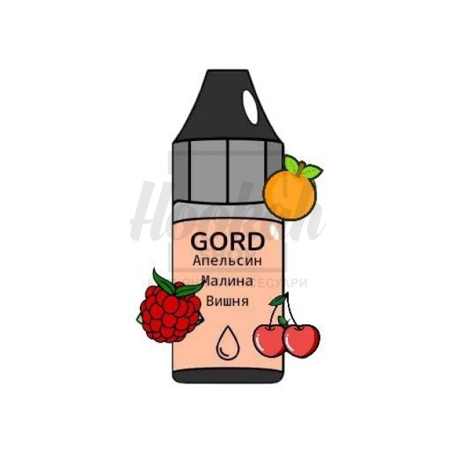 Рідина Gord Raspberry Cherry Orange (Малина Вишня Апельсин) 30мол 5% Рідина Gord Raspberry Cherry Orange (Малина Вишня Апельсин) 30мол 5%