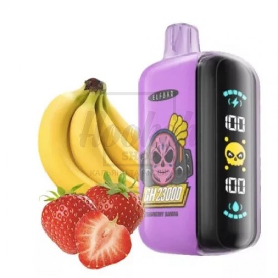 Електронна сигарета Elf Bar GH23000 Strawberry Banana (полуниця банан) Електронна сигарета Elf Bar GH23000 Strawberry Banana (полуниця банан)