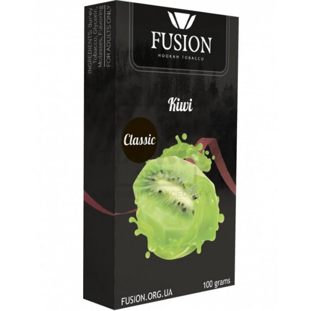 Тютюн Fusion Classic Kiwi (Ківі) 100 гр Тютюн Fusion Classic Kiwi (Ківі) 100 гр