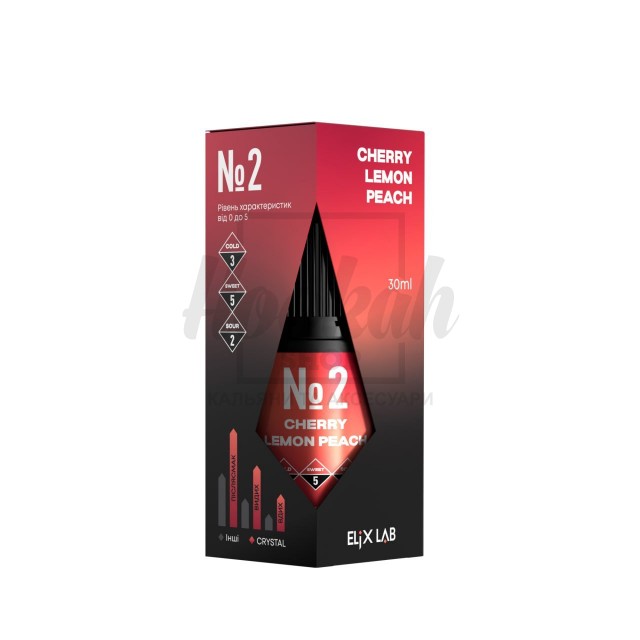 Рідина Elix Crystal Cherry Lemon Peach (Вишня Лимон Персик) 30мл 5%