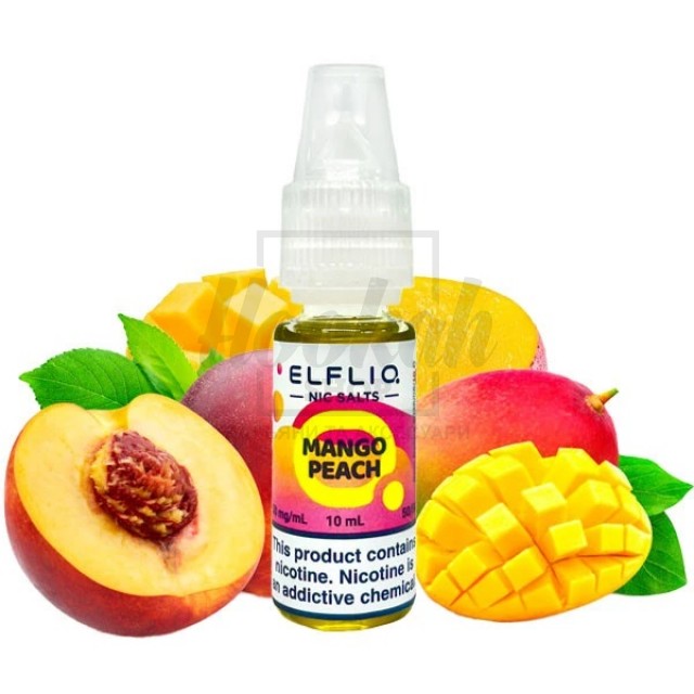 Рідина Elf Liq 5% 10мл Mango Peach (манго персик) Рідина Elf Liq 5% 10мл Mango Peach (манго персик)