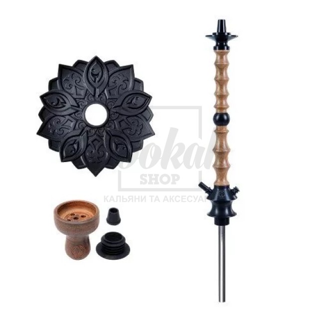 Шахта Karma 1.1 WALNUT BLACK чорний горіх + Блюдце Шахта Karma 1.1 WALNUT BLACK чорний горіх + Блюдце