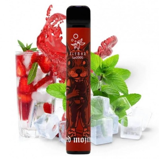 Електронна сигарета Elf Bar 2000 Red Mojito (Ягідний Мохіто) Електронна сигарета Elf Bar 2000 Red Mojito (Ягідний Мохіто)