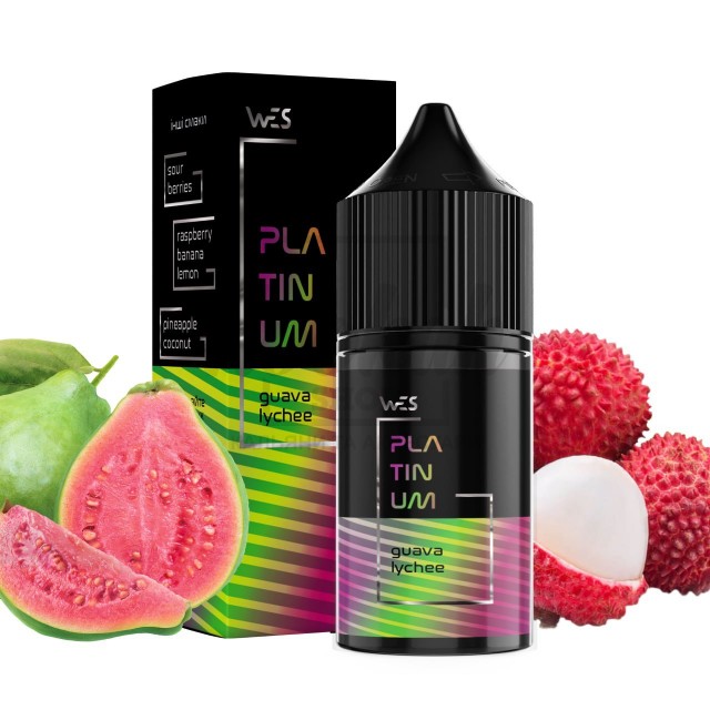 Рідина Набір WES Platinum Guava Lychee (Гуава Лічі) 30мл 5% Рідина Набір WES Platinum Guava Lychee (Гуава Лічі) 30мл 5%
