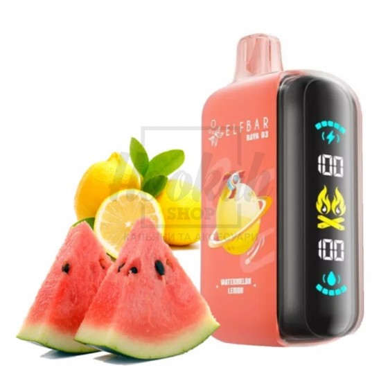 Електронна сигарета Elf Bar RAYA D3 25000 Watermelon Lemon (Кавун Лимон) Електронна сигарета Elf Bar RAYA D3 25000 Watermelon Lemon (Кавун Лимон)