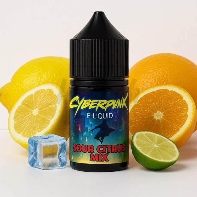 Рідина Cyberpunk 5% 30мол Sour Citrus Mix (кислий цитрусовий мікс)