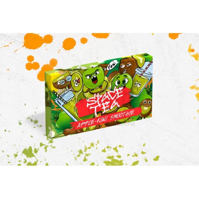 Заправка SpaceTea Apple-Kiwi Smoothie (Яблуко, Ківі, Смузі) 40 g. Заправка SpaceTea Apple-Kiwi Smoothie (Яблуко, Ківі, Смузі) 40 g.