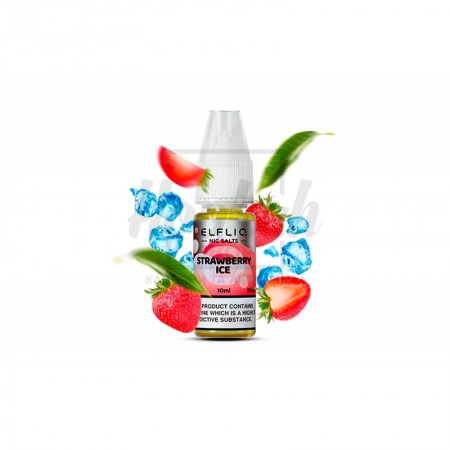 Жидкость Elf Liq Strawberry Ice (Клубника, Лёд) 10ml/50mg Salt Nic