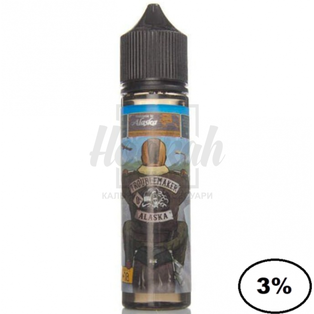 Рідина Troublemaker 3% 60мл Alaska (агрус ожина) Рідина Troublemaker 3% 60мл Alaska (агрус ожина)