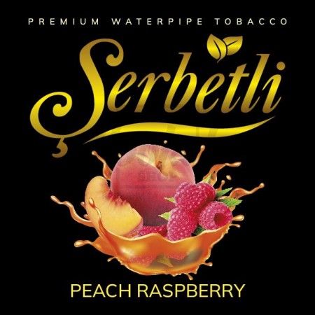 Тютюн Serbetli Raspberry Peach (Малина Персик) 100 гр