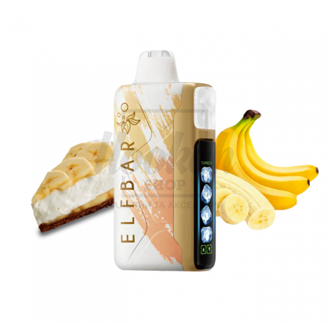 Електронна сигарета Elf Bar Ice King 30000 Banana Cake (Банановий Торт) Електронна сигарета Elf Bar Ice King 30000 Banana Cake (Банановий Торт)