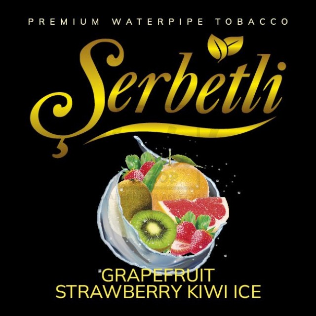 Табак Serbetli Grapefruit Strawberry Kiwi Ice (Грейпфрут Клубника Киви Лед) 500 гр