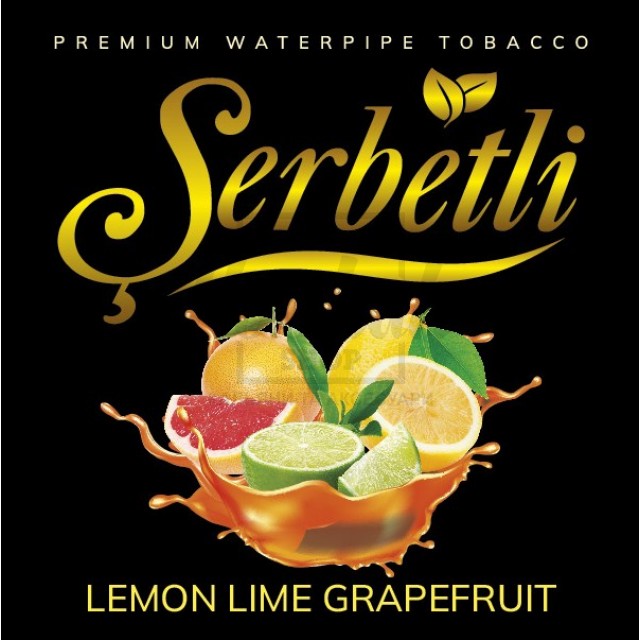 Тютюн Serbetli Lemon Lime Grapefruit (Лимон Лайм Грейпфрут) 100 гр Тютюн Serbetli Lemon Lime Grapefruit (Лимон Лайм Грейпфрут) 100 гр