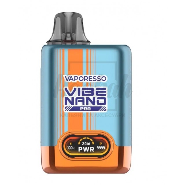Багаторазова Pod-система Vaporesso Vibe Nano Pro Turbo Blue Багаторазова Pod-система Vaporesso Vibe Nano Pro Turbo Blue