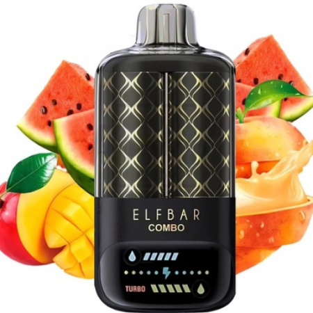 Электронная сигарета Elf Bar Combo 20000 Peach Mango &  Watermelon (Персик Манго Арбуз) Электронная сигарета Elf Bar Combo 20000 Peach Mango &  Watermelon (Персик Манго Арбуз)