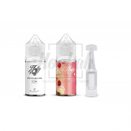 Набір Fluffy Puff Raspberry Mochi (Малинове Моті) 30ml/50mg Salt Nic Набір Fluffy Puff Raspberry Mochi (Малинове Моті) 30ml/50mg Salt Nic