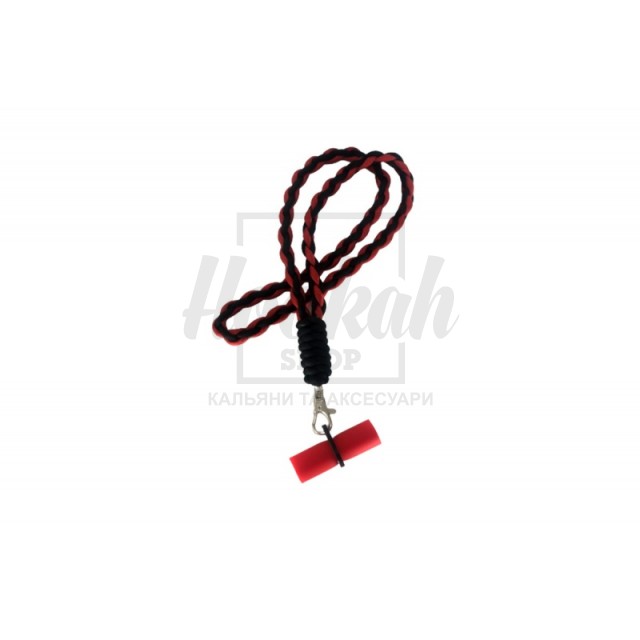 Персональный Мундштук Paracord Black-Red Персональный Мундштук Paracord Black-Red