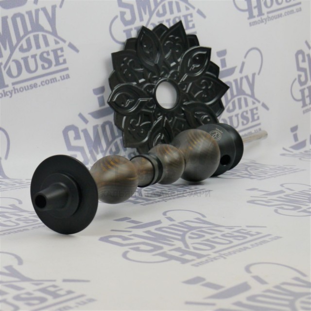 Шахта для кальяну Karma 0.0 Dark Brown темно-коричнева + Блюдце Шахта для кальяну Karma 0.0 Dark Brown темно-коричнева + Блюдце