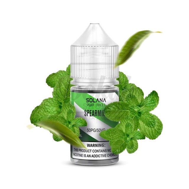 Рідина SOLANA LIQUID 5% 30мл Spearmint (м'ята) Рідина SOLANA LIQUID 5% 30мл Spearmint (м'ята)