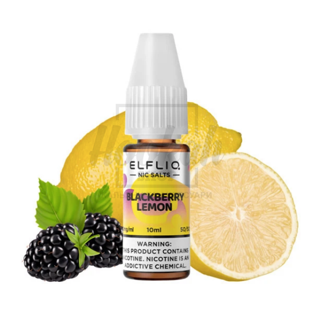 Рідина Elf Liq 5% 10мл Blackberry Lemon (ожина лимон) Рідина Elf Liq 5% 10мл Blackberry Lemon (ожина лимон)