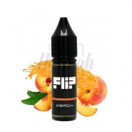 Жидкость Flip 5% 15мл Peach (персик) Жидкость Flip 5% 15мл Peach (персик)