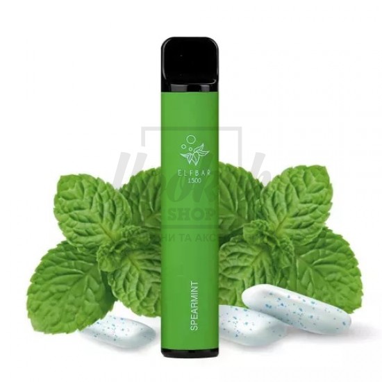 Електронна сигарета Elf Bar 1500 Spearmint (М'ята Жуйка) Електронна сигарета Elf Bar 1500 Spearmint (М'ята Жуйка)