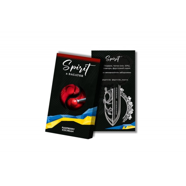 Заправка Spirit & Bagator Raspberry Ice Cream (Малинове Морозиво) 40 g. Заправка Spirit & Bagator Raspberry Ice Cream (Малинове Морозиво) 40 g.