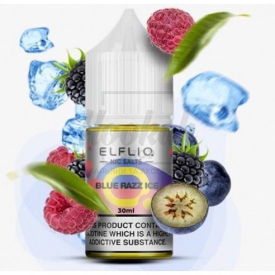 Рідина Elf Liq Blue Razz Ice (Блакитна Малина Лимонад Лід) 30мл 5% Рідина Elf Liq Blue Razz Ice (Блакитна Малина Лимонад Лід) 30мл 5%