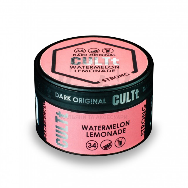 Тютюн CULT Strong DS34 Watermelon Lemonade (Кавуновий Лимонад) 100 гр Тютюн CULT Strong DS34 Watermelon Lemonade (Кавуновий Лимонад) 100 гр