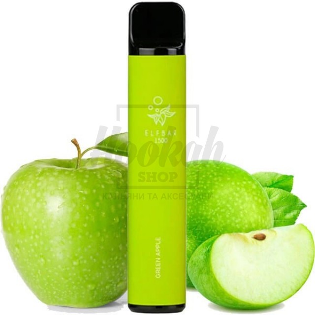 Електронна сигарета Elf Bar 1500 Green Apple (Зелене Яблуко) Електронна сигарета Elf Bar 1500 Green Apple (Зелене Яблуко)