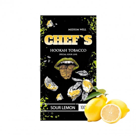 Табак Chefs Sour Lemon (Кислый Лимон) 100 гр