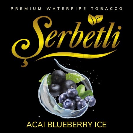 Тютюн Serbetli Acai Blueberry Ice (Асаї Чорниця Лід) 100гр Тютюн Serbetli Acai Blueberry Ice (Асаї Чорниця Лід) 100гр