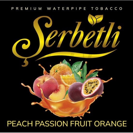 Тютюн Serbetli Peach Passion Fruit Orange (Персик Маракуя Апельсин) 100 гр Тютюн Serbetli Peach Passion Fruit Orange (Персик Маракуя Апельсин) 100 гр