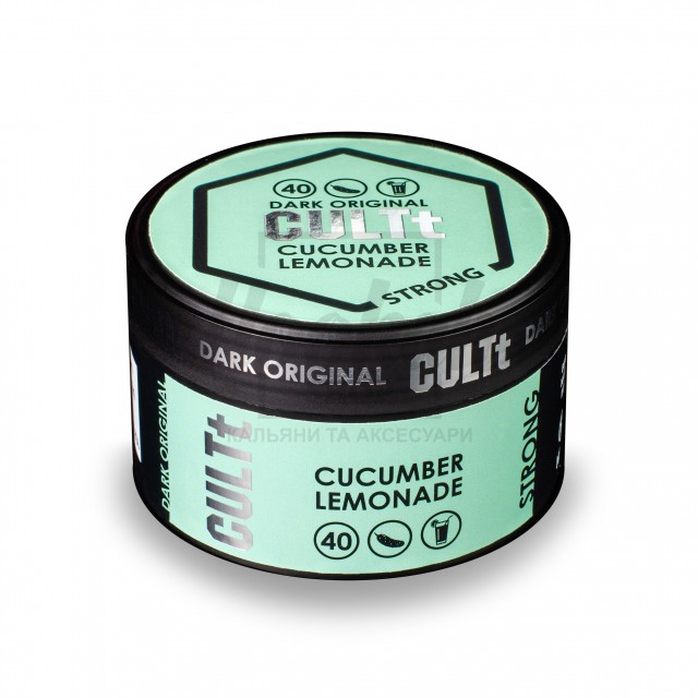 Тютюн CULT Strong DS40 Cucumber Lemonade (Огірковий Лимонад) 100 гр Тютюн CULT Strong DS40 Cucumber Lemonade (Огірковий Лимонад) 100 гр